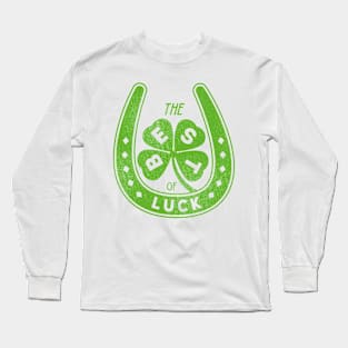 The BEST of luck!!! Green Long Sleeve T-Shirt